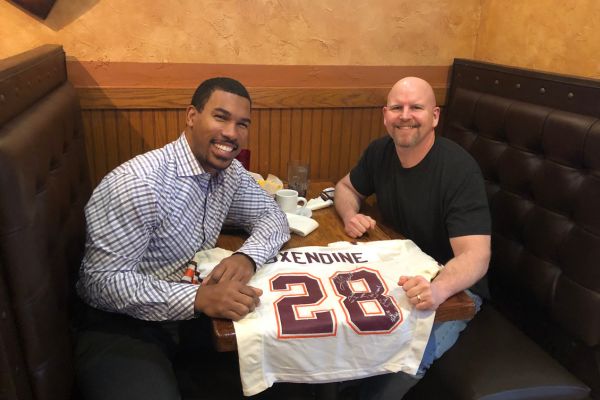 Ken Oxendine with Steve Pugh