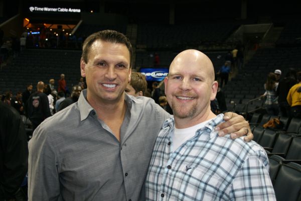 Tim Legler with Steve Pugh