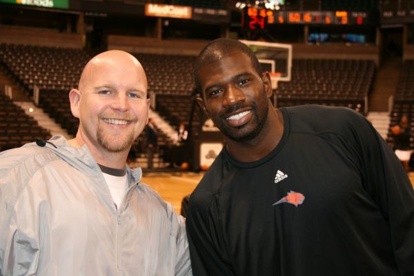 Jason Richardson with Steve Pugh