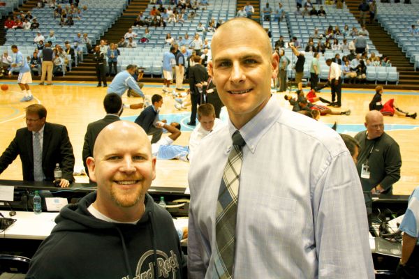 Eric Montross with Steve Pugh