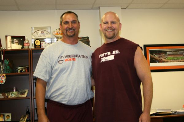 Bud Foster with Steve Pugh