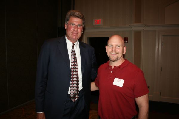 Mike Gminski with Steve Pugh