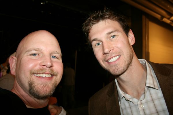 Matt Carroll with Steve Pugh