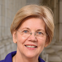 Elizabeth Warren (D) logo